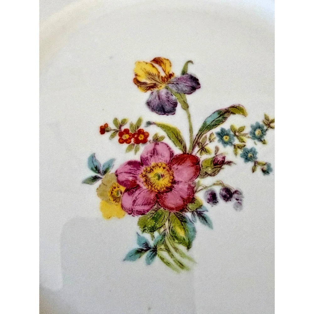 3 Plates Vintage Lambertson China Linda Lee Floral 8